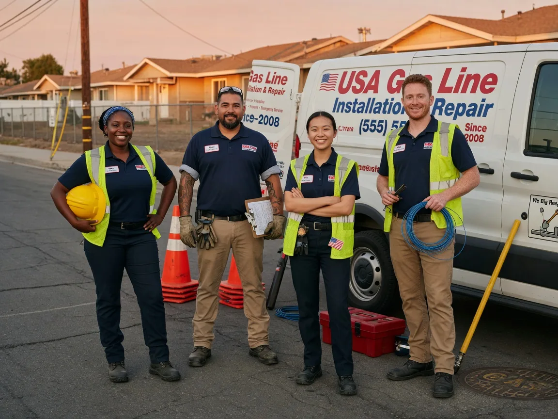 Gas Line Installation company in Yettem, CA